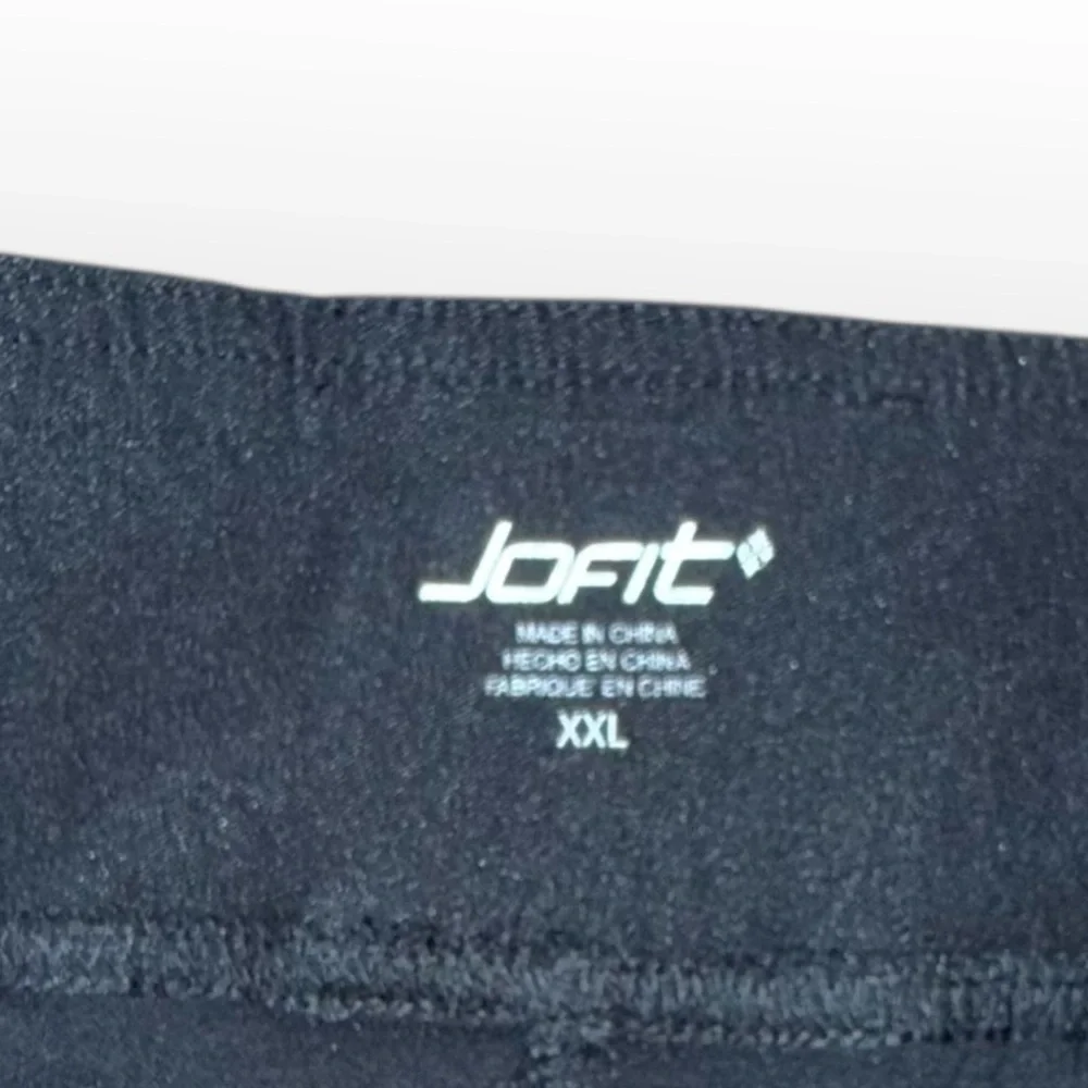 Jofit Womens Elite Slimmer Golf Pedal Pushers 2XL Black